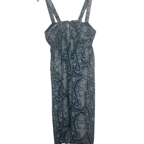 J. Crew Gathered Cotton-Poplin
Paisley Maxi Dress Size 6 nwot - Picture 5 of 12